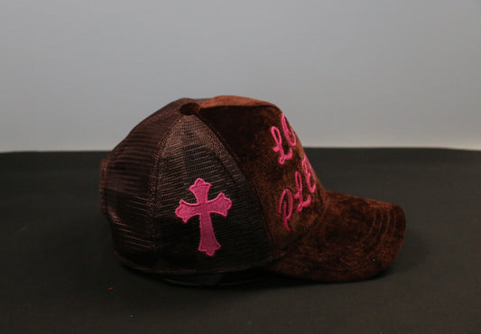 PREMIUM BROWN TRUCKER HAT