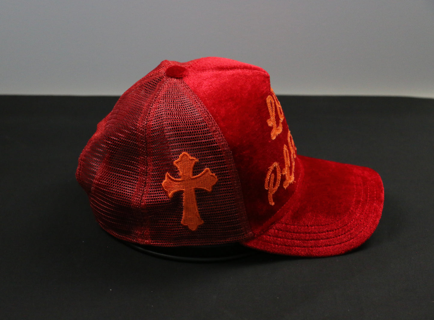 PREMIUM RED TRUCKER HAT